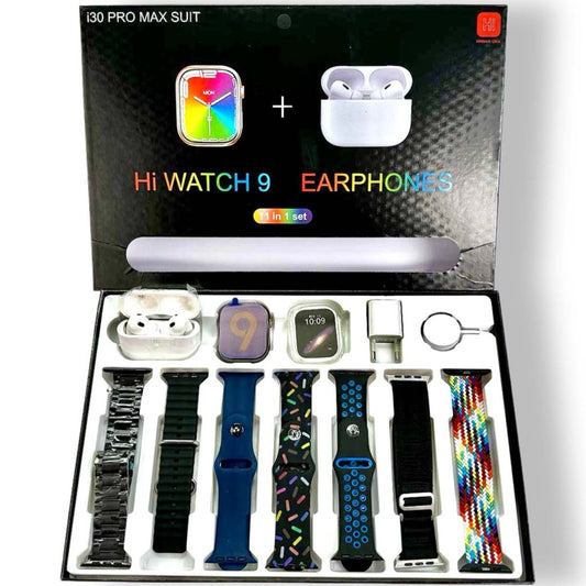 New i30 Pro Max Suit Hi watch 9 Ultra 11 in 1